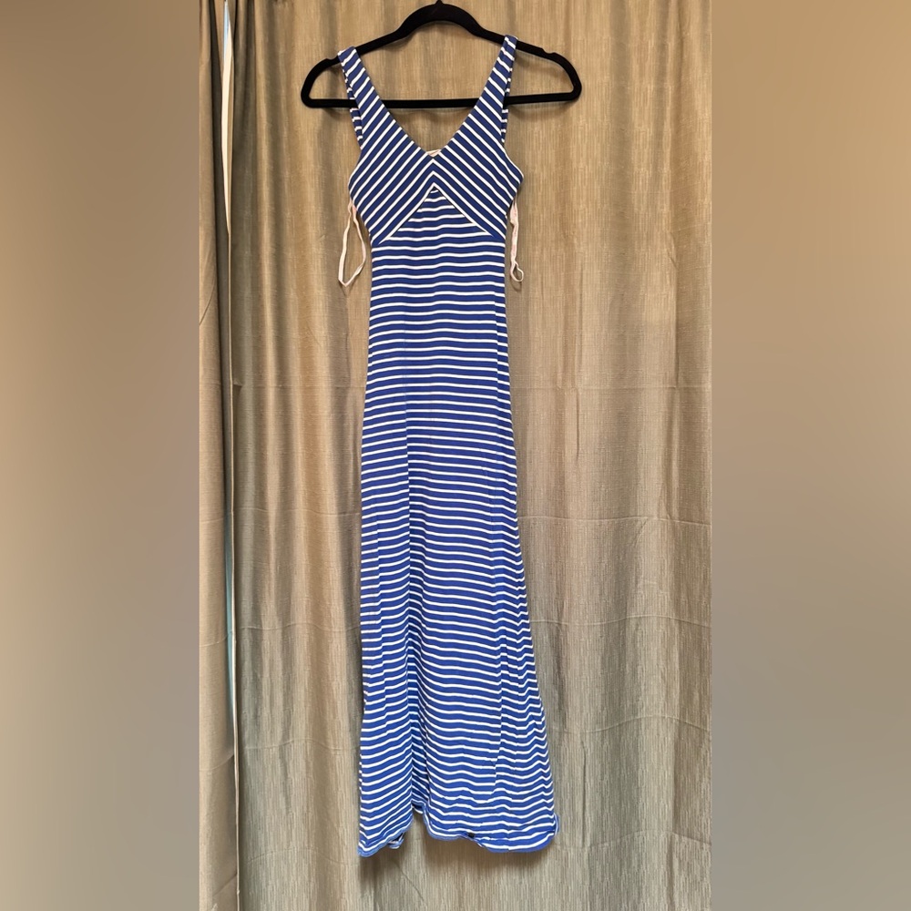 Tommy Hilfiger Blue and White Striped Dress